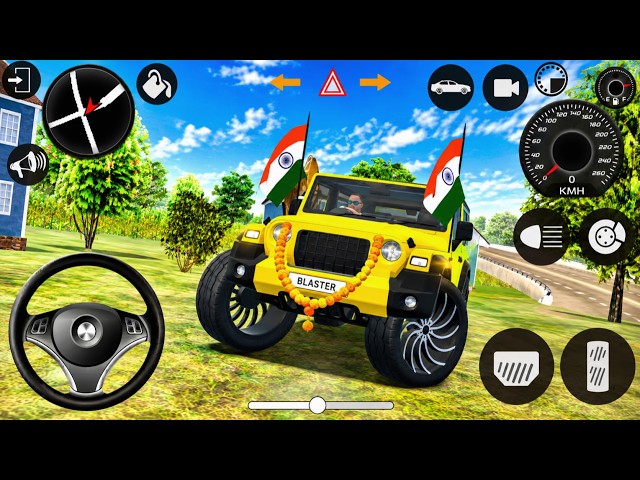 Modified Mahindra Thar Car Games: Indian Cars (Car Driving Game) - Car Games Android Gameplay 2026
