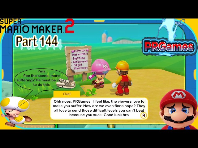 SMM2 pt144 | Attack Streamer #ViewerLevels #ADHD #Furry