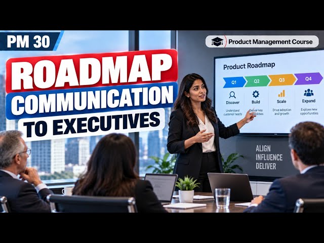 PM 30 | Roadmap Communication to Executives | Product Management Course | Uplatz