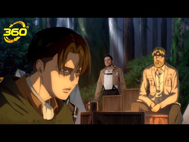 360° YOU are Zeke Talking with Captain Levi - Attack On Titan Season 4 Fanimation