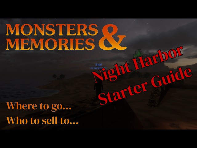 Getting Started in Night Harbor | Monsters & Memories