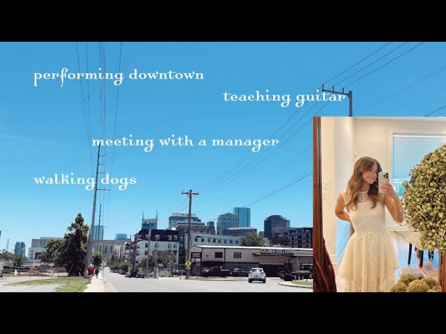 a day in the life of a singer/ songwriter in NASHVILLE // a Vivi vlog