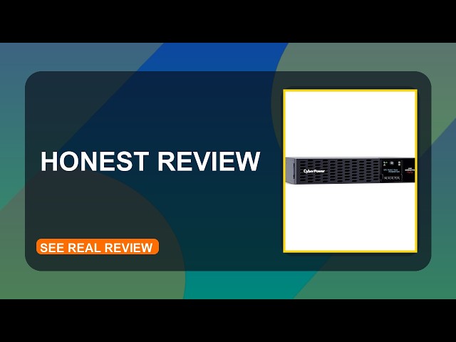 CyberPower PR3000RT2UC Smart App Sinewave UPS Honest Review 2026