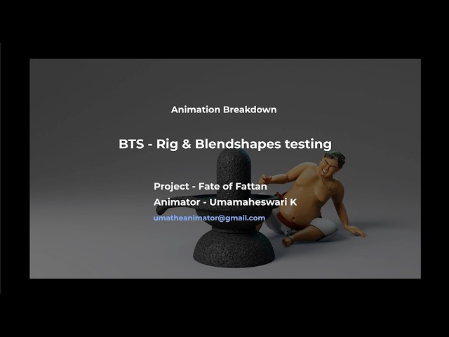 Fattan — Character Rigging Breakdown | Maya, Blend Shapes, FK/IK & Deformation Tests