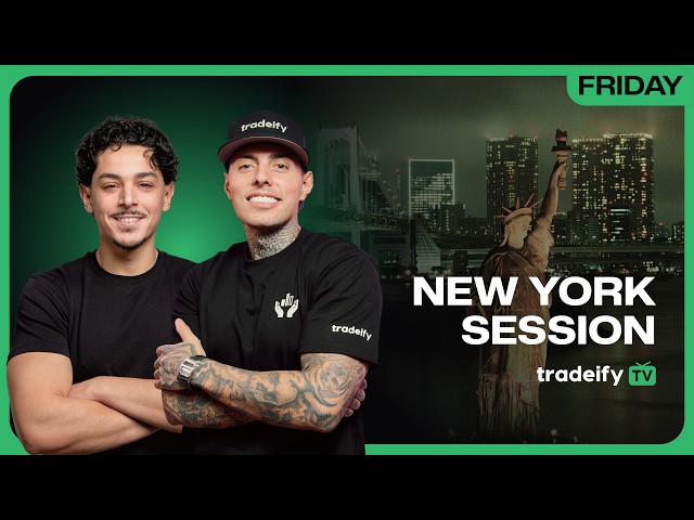 NEW YORK SESSION LIVE! | Tradeify TV | FRIDAY 9/25/26