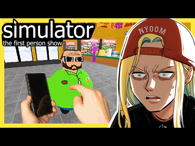 WTF did I just watch? Nyoom Reacts to simulator first person show
