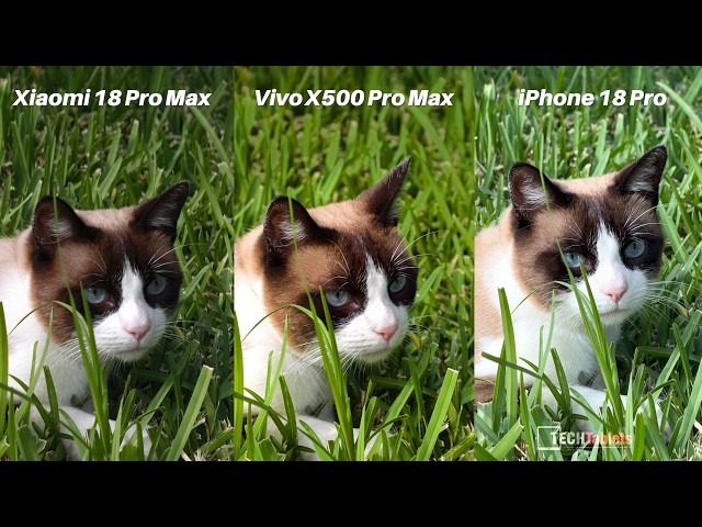Xiaomi 18 Pro Max Vs Vivo X500 Pro Max Vs iPhone 18 Pro Max Camera Comparison
