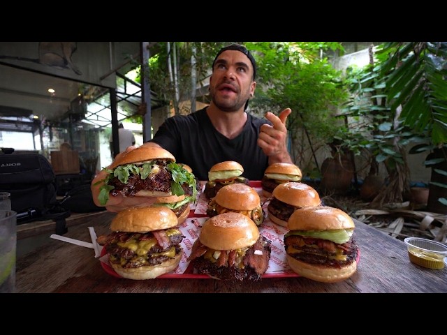 I Tried THE HARDEST Burger Challenge In Thailand! Joel Hansen