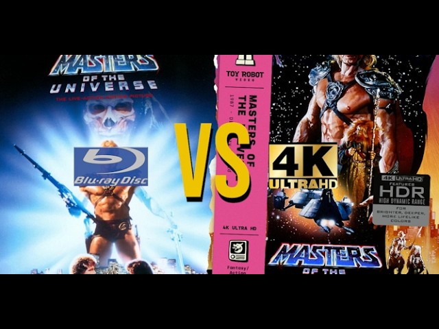 MASTERS OF THE UNIVERSE (1987) 4K Ultra HD VS. 2012 Blu-Ray COMPARISON  @ToyRobotVideo