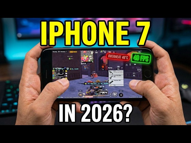 4.6 Update iPhone 7 Detail Pubg test in 2026 40Fps | PUBG Mobile 😍 | PK MANI 2.0 
