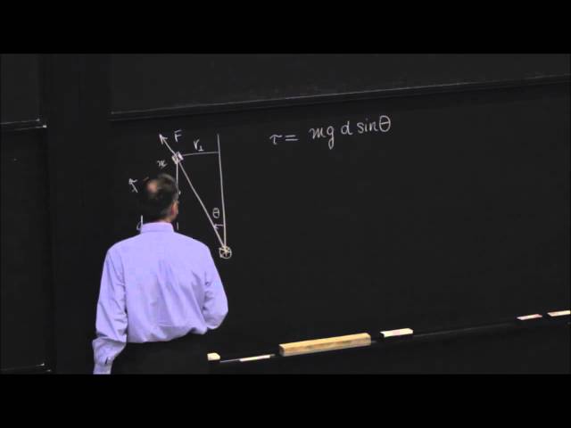 Lecture 16.8 - Inverted Pendulum Explanation
