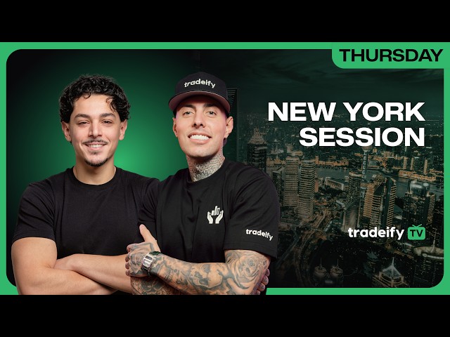 NEW YORK SESSION LIVE! | Tradeify TV | THURSDAY 10/15/26