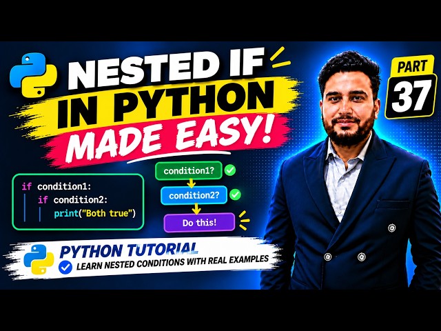 Nested IF in Python Made EASY! 🐍 | Learn Nested Conditions with Real Examples