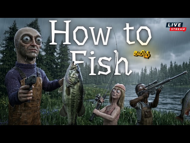 How to fish   live stream in tamil  @ 60 Fps | duo | funny  | rush | howtofish  | tamil | #npcduo