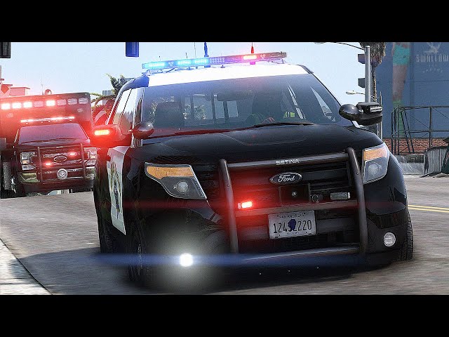 ПОГОНЯ ЗА ФУРОЙ в ОКРУГЕ - FULL RP СЕРВЕР в GTA 5 FiveM