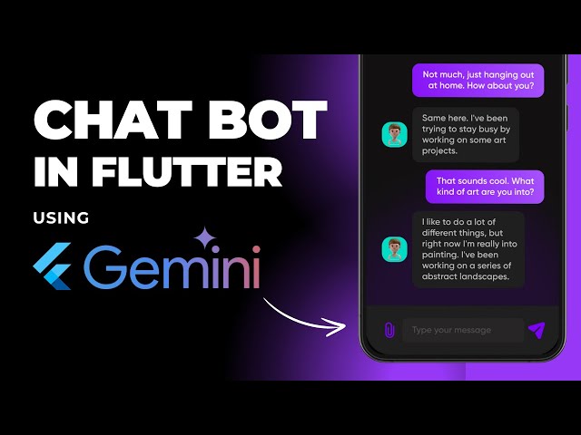 Build a Chatbot in 7 MINUTES with Gemini & Flutter!