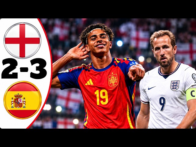 England 2-3 Spain UEFA NATIONS LEAGUE Goals & Highlights 2026