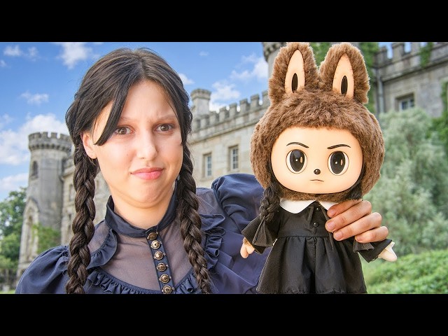 Labubu si Trasforma! 🐰 Amicizia Magica per Wednesday – Avventure e Scherzi Epici