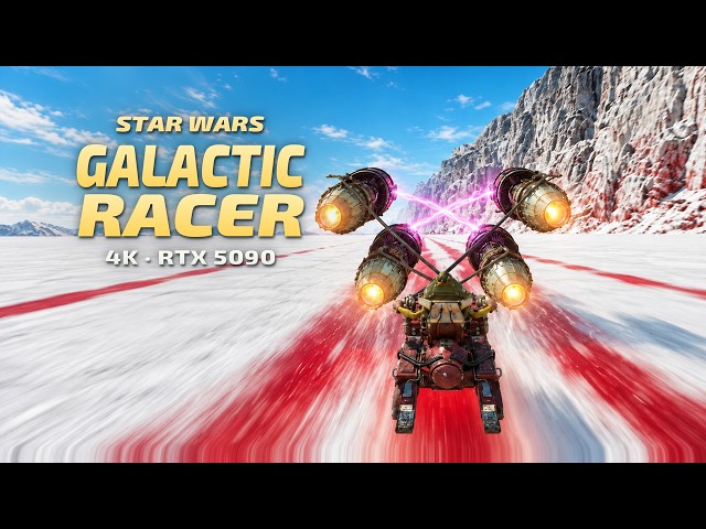 STAR WARS Galactic Racer – 24 Minutes of 4K Podracing & Speeder Gameplay