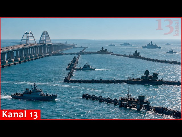 Crimean Bridge becomes a target for Ukrainian ballistic missiles; Russia strengthened the defense