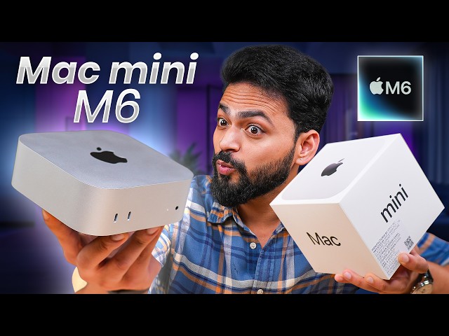 Mac mini M6 Unboxing ⚡ | 4K Editing & Gaming 🔥| Starting At ₹99,990/- 🚀