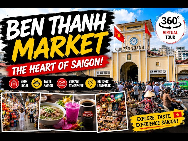 Real Ben Thanh Market Saigon Authentic Street Shopping