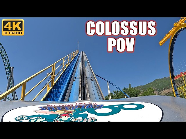 Colossus the Fire Dragon POV (Front, 4K, 2025), Lagoon Schwarzkopf Double Looper | Non-Copyright