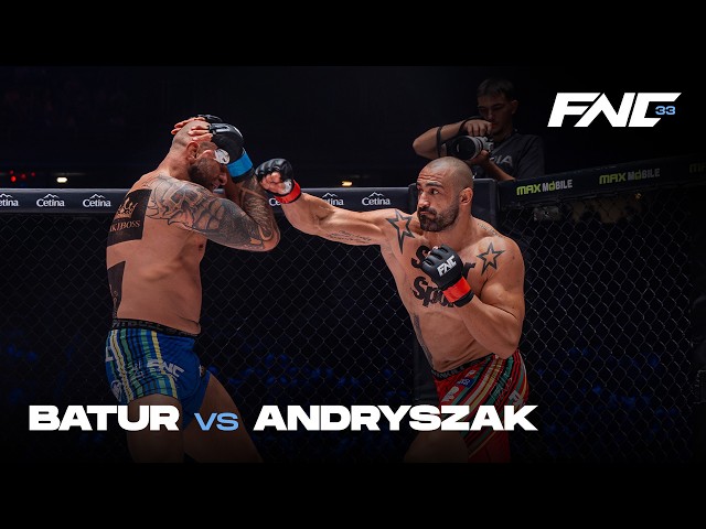 BATUR vs ANDRYSZAK  | FULL FIGHT | FNC 33 powered by SuperSport | Zagreb