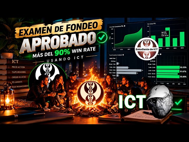 Evaluación APROBADA +90% WinRate Anécdotas con Estudiantes ICT Inner Circle Trader Estudiante