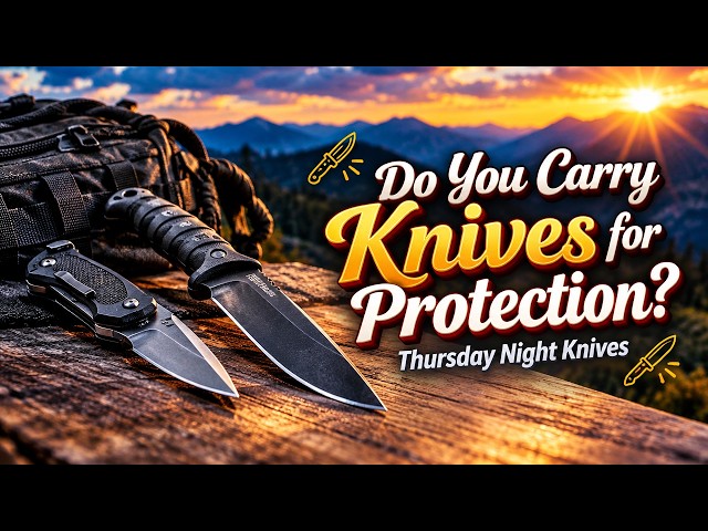 Do You Carry Knives for Protection? Thursday Night Knives