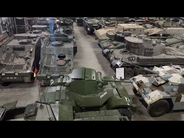 Bovington Tank museum vehicles awaiting restoration
