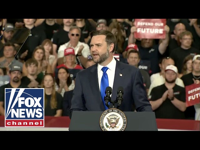 'CUT OUT THE CRAZY': Vance delivers remarks in North Carolina