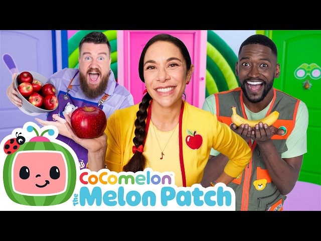 Apples and Bananas | Nursery Rhymes & Toddler Learning with Ms. Appleberry | The Melon Patch