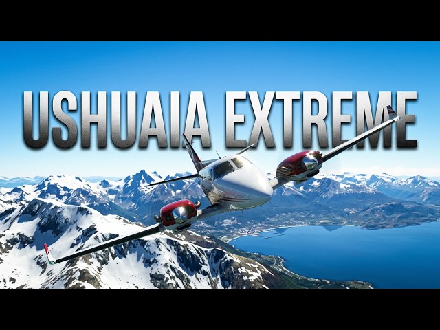 Flying to the End of the World With B60 Turbine in Ushuaia MSFS2020