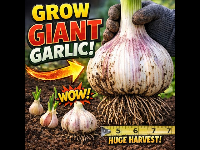 Grow Giant Healthy Garlic! Do it now