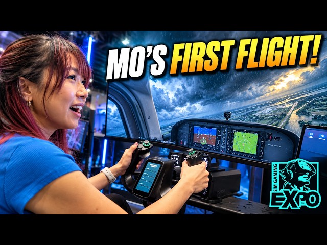 Flying into the Storm! Monique’s First Time in Microsoft Flight Simulator 2024