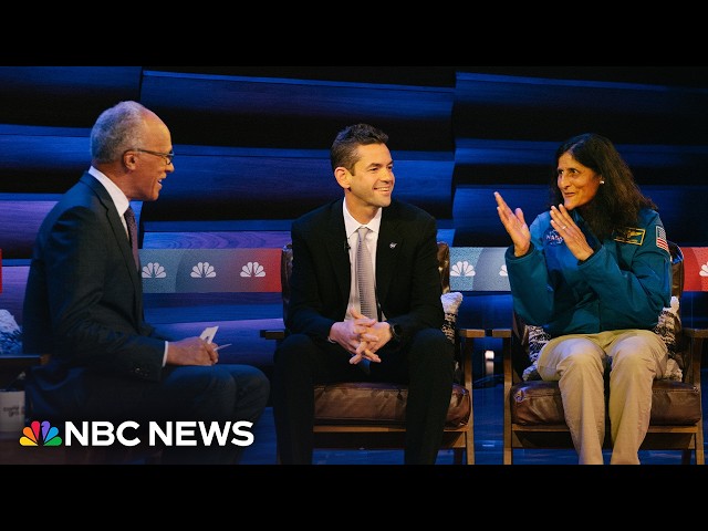 Common Ground: Lester Holt on space exploration with NASA’s Jared Isaacman and Suni Williams