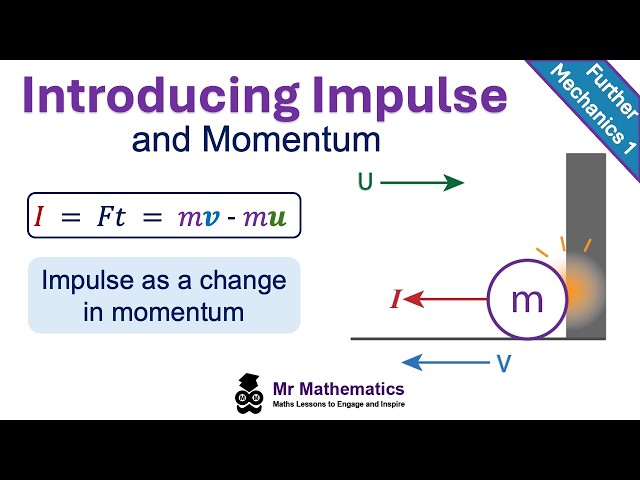 Impulse and Momentum: A Level Mechanics Explained with Worked Example