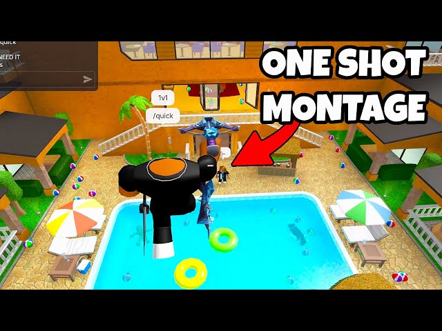 MM2 ONE SHOT MONTAGE With KEYBOARD ASMR + BEATING TEAMERS (Murder Mystery 2)
