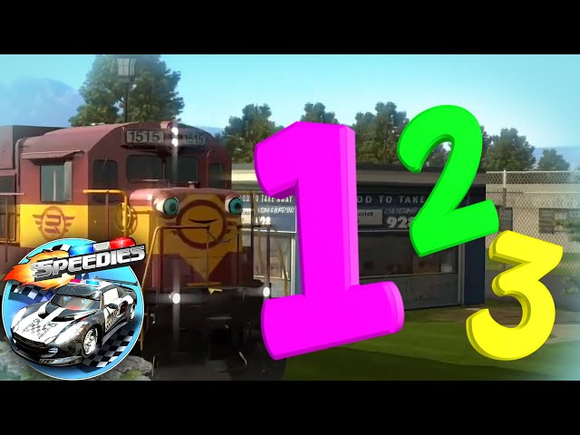 Numbers Train Song | Numbers Count 1 to 50 | ABC Song | Learning Videos & Songs for Babies Speedies