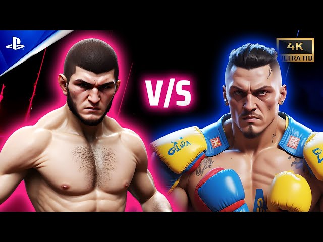 Khabib Nurmagomedov vs Oleksandr Usyk UFC 5 | Can Khabib do it?