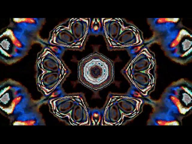 4K Space Time Visuals Motion Graphic - VJ Loop - Background Video