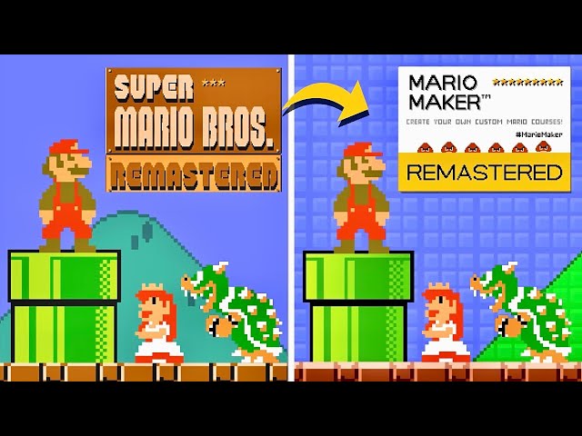What if Super Mario Bros. NES was in Mario Maker Style?!