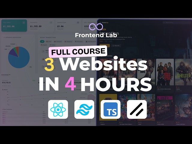 React.js 19 Complete Course | Build 3 Modern Projects | 2026