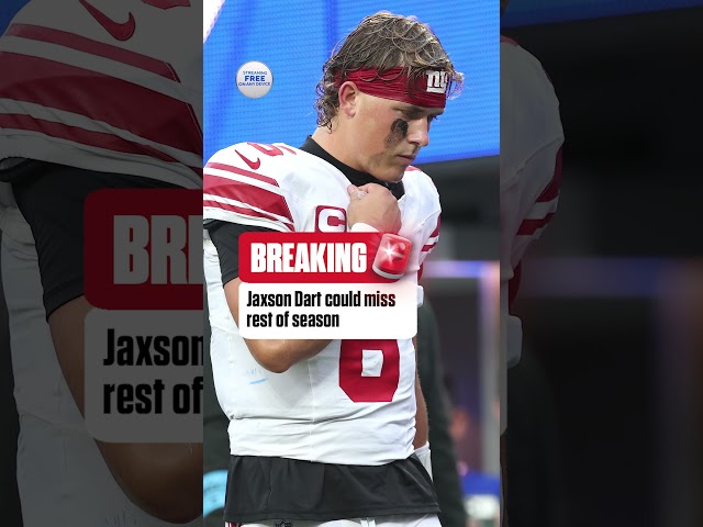 Jaxson Dart's injury might be worse than anticipated #nfl #giants