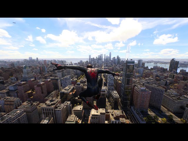 Miles Morales Free Roam Gameplay in Marvel’s Spider-Man 2 / PS5 - 4K HDR