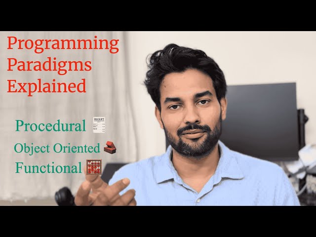 Procedural vs Object-Oriented vs Functional Programming | Simplified for Beginners