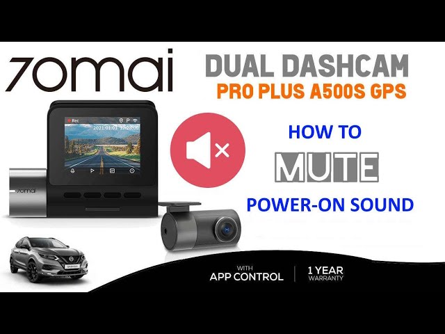70mai dashcam: how to disable power-up sound!
