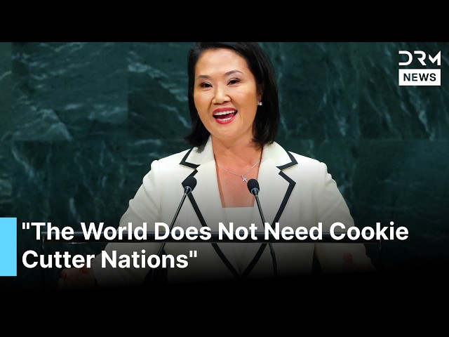 FULL SPEECH: Peru's New President Keiko Fujimori Declares War on Organized Crime at UN Debut | AC1G