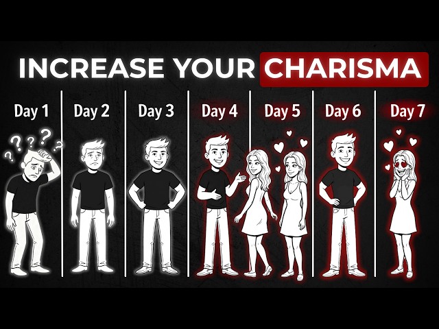 If I had to become charismatic in 7 days, this is how I would do it